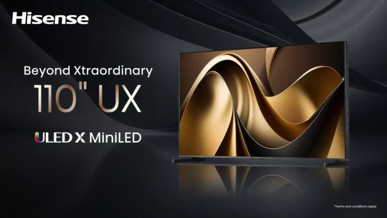 Hisense Launches Award-Winning 110UX MiniLED TV